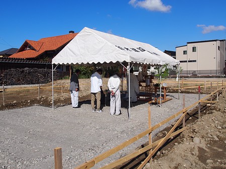 富山市　新築　注文住宅　地鎮祭
