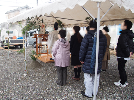 新築　注文住宅　富山市　地鎮祭