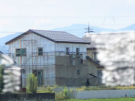 新築　注文住宅　外壁