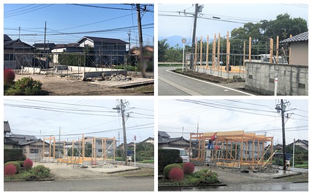 新築　車庫　ガレージ　工務店