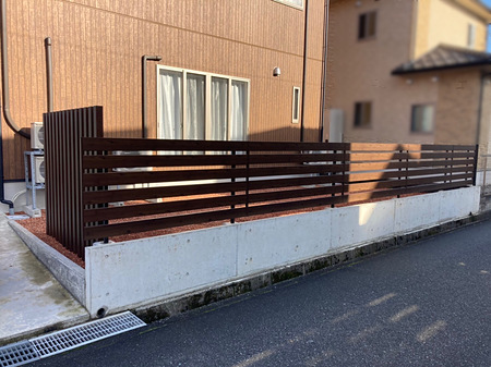 工務店　富山　フェンス