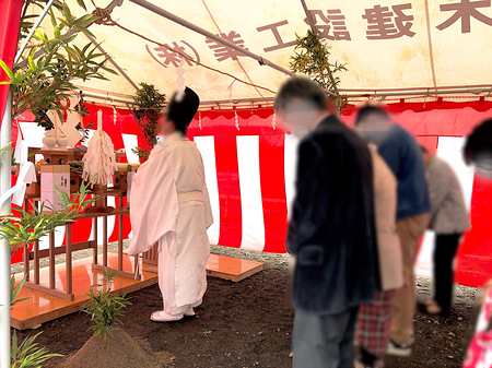 新築　地鎮祭